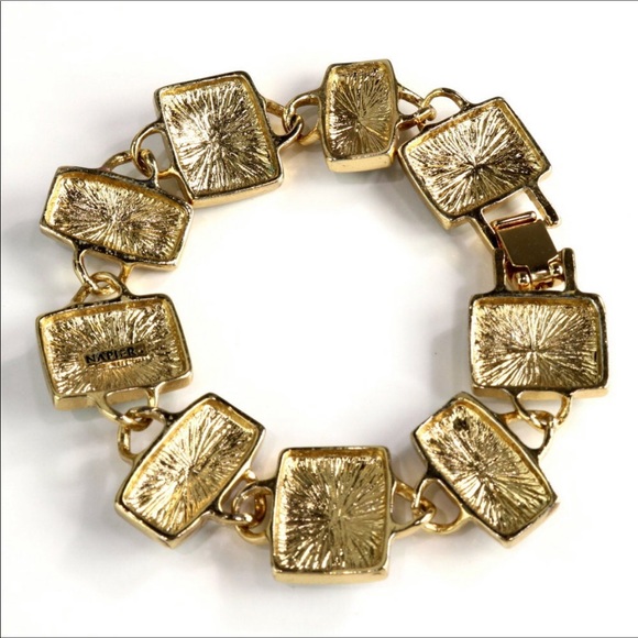 NAPIER Enamel Panel Bracelet - Picture 7 of 9